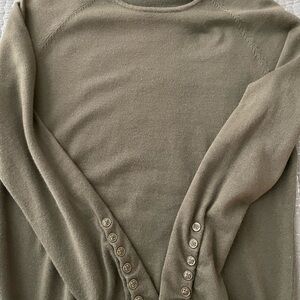 J. McLaughlin Forest Green Knit Top